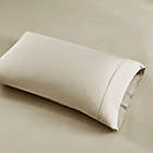 Alternate image 3 for Clean Spaces&trade; Allergen Barrier 300-Thread-Count King Sheet Set in Khaki