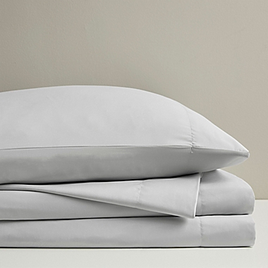 Sleep Philosophy Smart Cool Twin Sheet Set in Light Grey. View a larger version of this product image.