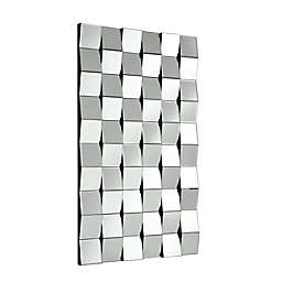 Inspired Home Rectangular Beveled Accent Wall Mirror