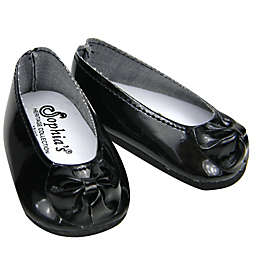 Sophia's by Teamson Kids Faux Doll Leather Dress Shoes in Black