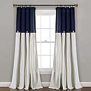 Lush Decor Linen Button Rod Pocket Window Curtain Panel (Single)