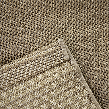 Miami Border 5&#39; x 7&#39; Indoor/Outdoor Area Rug in Natural. View a larger version of this product image.