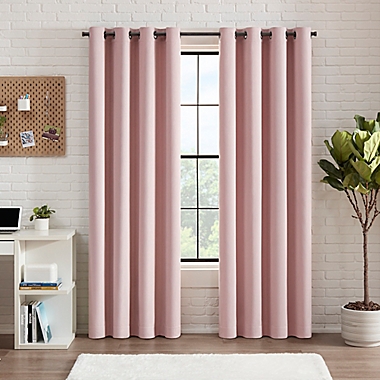 UGG&reg; Cabo 84-Inch Grommet Room Darkening Window Curtain Panel in Rosewater (Single). View a larger version of this product image.