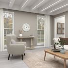 Alternate image 10 for Ridge Road Decor 22-Inch Round Wood Farmhouse Wall Clock in White