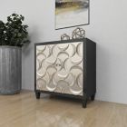Alternate image 6 for Ridge Road Decor Crescent Moon Rectangular Cabinet in Black/Silver