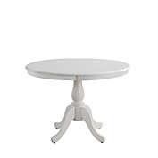 Carolina Chair &amp; Table Fairview Round Pedestal Dining Table in White