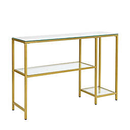 Carolina Chair & Table Rayna Console Table in Gold