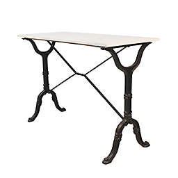 Carolina Chair & Table Vera Marble-Top Console Table in White