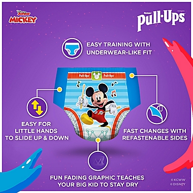 Huggies&reg; Pull-Ups&reg; Learning Designs&reg; Disposable Training Pants Collection. View a larger version of this product image.