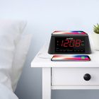 Alternate image 1 for Sharp&reg; Qi Wireless Charging Power Station Alarm Clock