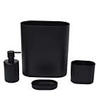 Alternate image 0 for Simply Essential&trade; 4-Piece Bath Accessories Set in Black