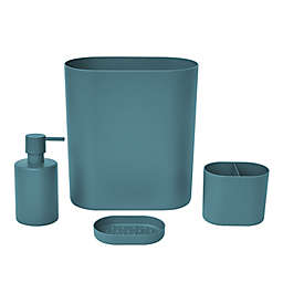 Simply Essential™ 4-Piece Bath Accessories Set in Brittany Blue