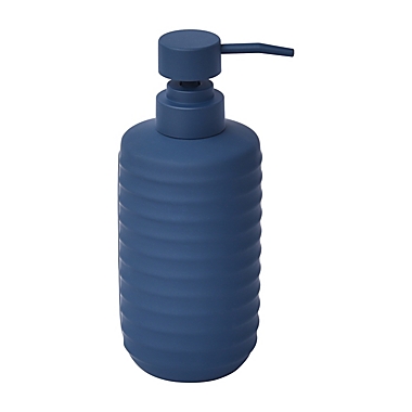 Studio 3B&trade; Rubber Lines Soap Dispenser. View a larger version of this product image.