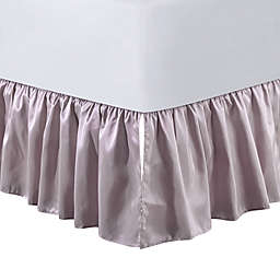 Levtex Home Dupioni Ruffle Dust Queen Bed Skirt in Lilac