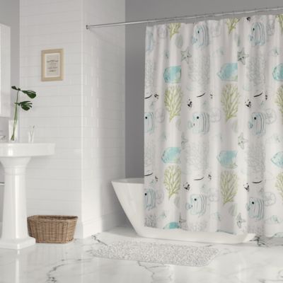 mDesign Linear Print 72" x 72" Earthtone/Peach Fabric Shower Curtain 
