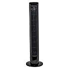 Alternate image 0 for Comfort Zone&reg; 31-Inch Oscillating Tower Fan with Remote in Black