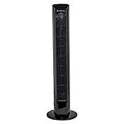 Comfort Zone&reg; 31-Inch Oscillating Tower Fan with Remote in Black