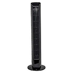 Comfort Zone® 31-Inch Oscillating Tower Fan with Remote in Black