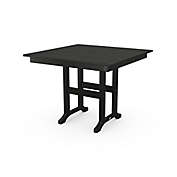 POLYWOOD&reg; Farmhouse Outdoor 37-Inch Square Dining Table in Black