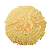 Levtex Home Palisades Blossom Round Throw Pillow in Yellow