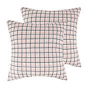 Levtex Home Leonora European Pillow Shams in Pink (Set of 2)
