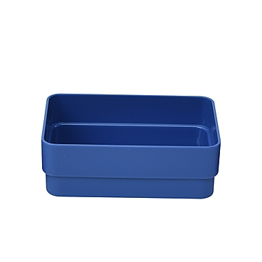 Simply Essential&trade; 5-Inch x 3.5-Inch Desk Drawer Organizers in True Navy (Set of 3). View a larger version of this product image.