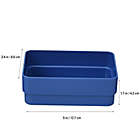 Alternate image 2 for Simply Essential&trade; 5-Inch x 3.5-Inch Desk Drawer Organizers in True Navy (Set of 3)