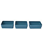 Alternate image 2 for Simply Essential&trade; 5-Inch x 3.5-Inch Desk Drawer Organizers in Brittany Blue (Set of 3)