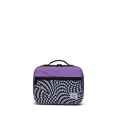 Herschel Supply Co.&reg; Pop Quiz Warp Checkered  Lunch Box in Orchid