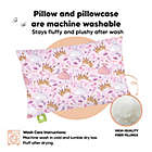 Alternate image 3 for KeaBabies&reg; Dear Princess Toddler Pillow in Pink