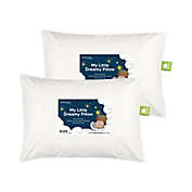 KeaBabies&reg; 2-Pack Toddler Pillows in White<br />