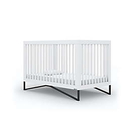 dadada® Kenton 3-in-1 Convertible Crib in White/Black