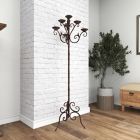Alternate image 7 for Ridge Road D&eacute;cor 7-Light Scroll Iron Floor Candelabra in Brown