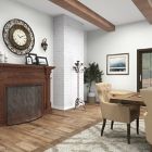 Alternate image 4 for Ridge Road D&eacute;cor 7-Light Scroll Iron Floor Candelabra in Brown