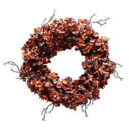 Bee & Willow™ 20-Inch Hydrangea Wreath in Burgundy