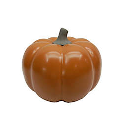Bee & Willow™ 5-Inch Ceramic Pumpkin Figurine Fall Decoration in Roasted Pecan