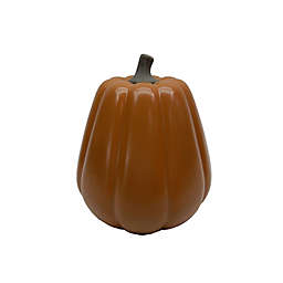 Bee & Willow™ 7-Inch Ceramic Pumpkin Figurine Fall Decoration in Roasted Pecan