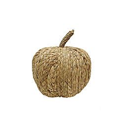 Bee & Willow™ Extra Large Rattan Pumpkin Figurine Fall Decoration in Brown