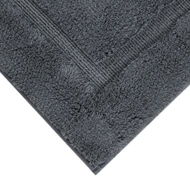 Everhome&trade; Cotton 17" x 24" Bath Rug in Iron Gate. View a larger version of this product image.