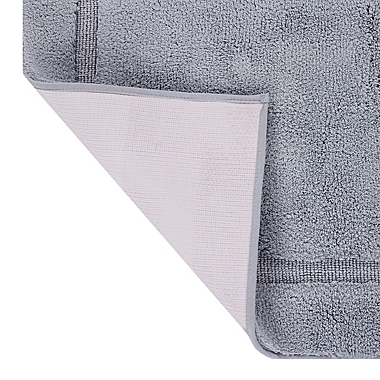 Everhome&trade; Cotton 17&quot; x 24&quot; Bath Rug in Sleet. View a larger version of this product image.