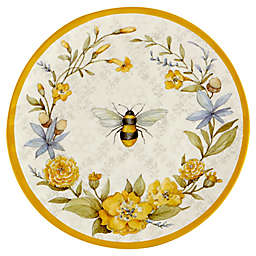 Certified International Bee Sweet Melamine Dinner Plates (Set of 6)
