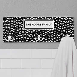 Modern Spots Personalized Towel Hook