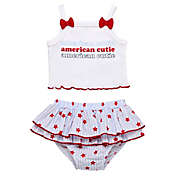 Baby Starters&reg; 2-Piece American Cutie Skirted Bottom and Sleeveless Top Set