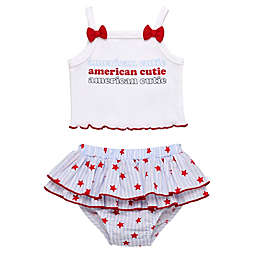 Baby Starters® Newborn 2-Piece American Cutie Skirted Bottom and Sleeveless Top Set