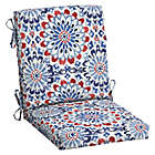 Alternate image 0 for Arden Selections&trade; Clark Outdoor High Back Dining Chair Cushion in Blue/White