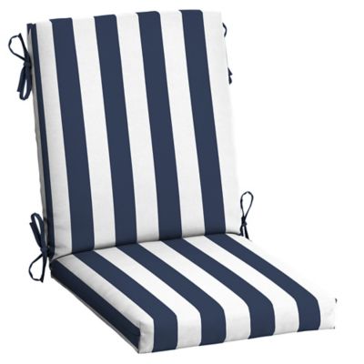 Blue Chair Cushions Bed Bath Beyond, Navy Blue Dining Chair Cushions With Ties