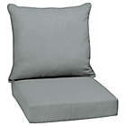 Alternate image 0 for Arden Selections&trade; 2-Piece Solid Outdoor Deep Seat Cushions Set in Grey