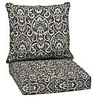 Alternate image 0 for Arden Selections&trade; Printed 2-Piece Indoor/Outdoor Deep Seat Cushion Set in Black/Tan