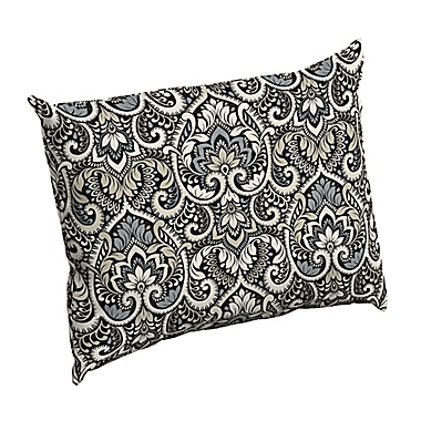 Arden Selections&trade; Damask Indoor/Outdoor Dining Chair Pillow Back Cushion. View a larger version of this product image.