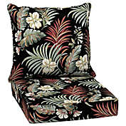 Arden Selections&trade; Printed 2-Piece Indoor/Outdoor Deep Seat Cushion Set